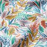 Cotton Cretonne fine leaves and branches – white/light pink,  thumbnail number 2