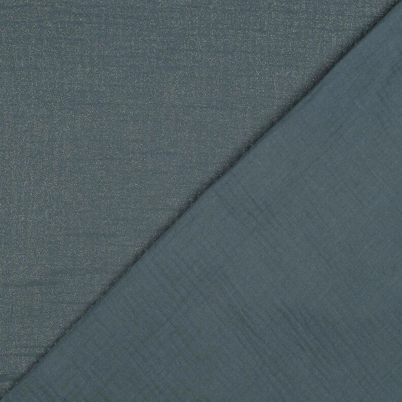 Double Gauze/Muslin Fine Glitter Dots | Poppy Fabrics – pine,  image number 3