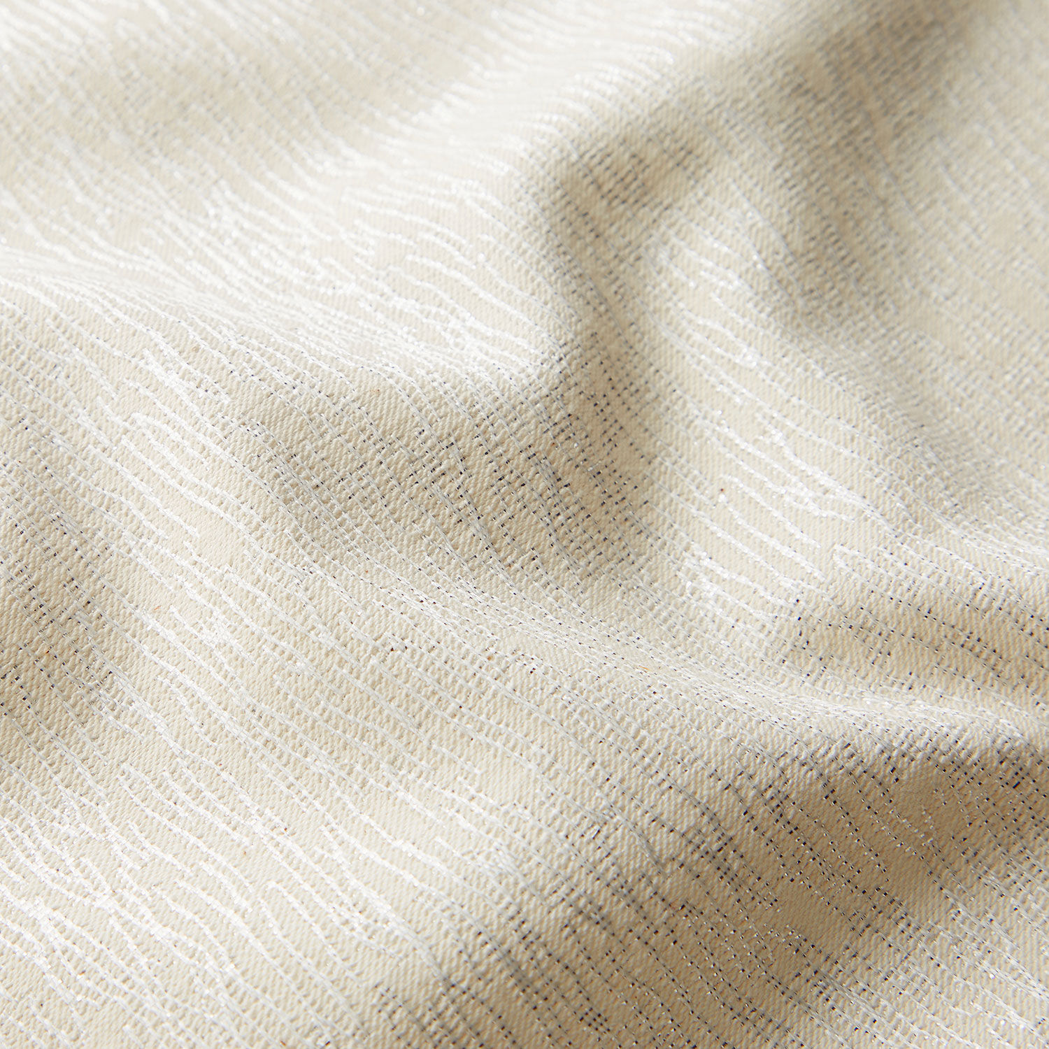 Clothing jacquard glittering serpentine lines white silver Perfect for Evening and Party Wear