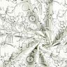 Cotton Jersey Bustling jungle animals – offwhite,  thumbnail number 3