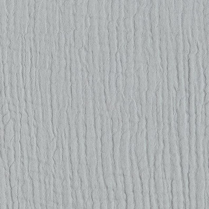 GOTS Triple-Layer Cotton Muslin – light grey,  image number 4