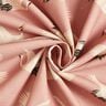 Decor Fabric Half Panama stylish cranes – dusky pink/cream,  thumbnail number 3