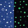 Decor Fabric Canvas Glow in the Dark Planetarium – navy blue,  thumbnail number 1