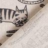 Decor Fabric Half Panama cats – natural,  thumbnail number 4