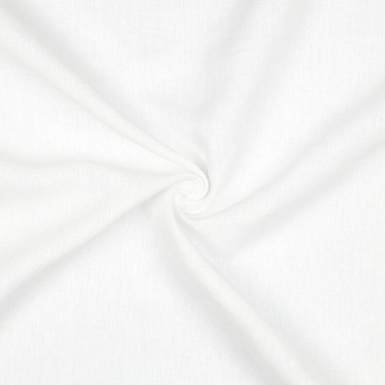European Linen Plain – white,  image number 1