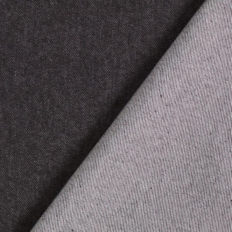 Stretch denim cotton blend medium – black,  image number 3