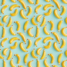 Cotton Poplin Bananas – eucalyptus/sunglow, 