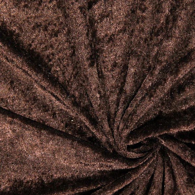 Panne velvet – dark brown,  image number 1