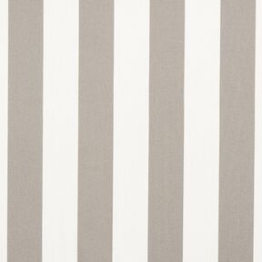 Outdoor Fabric Canvas Block Stripes – silk grey/ivory, 