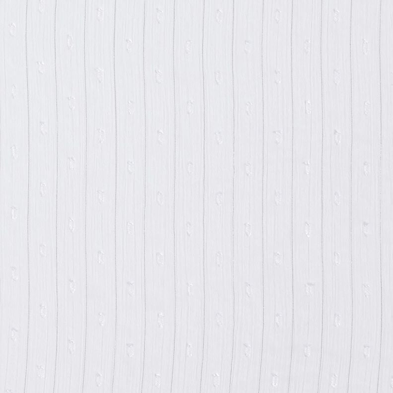 Metallic pinstripe chiffon dobby – white/metallic silver,  image number 1