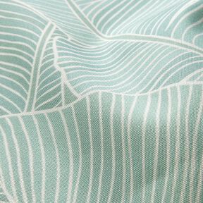 Outdoor Fabric Canvas leaf lines – eucalyptus, 