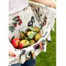 Decor Fabric Half Panama fruit varieties – natural/dark green,  thumbnail number 6