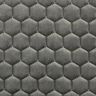 Upholstery Fabric Velvet Honeycomb Quilt – anthracite,  thumbnail number 1