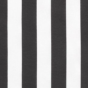Decor Fabric Canvas Stripes – black/white, 