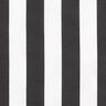 Decor Fabric Canvas Stripes – black/white,  thumbnail number 1