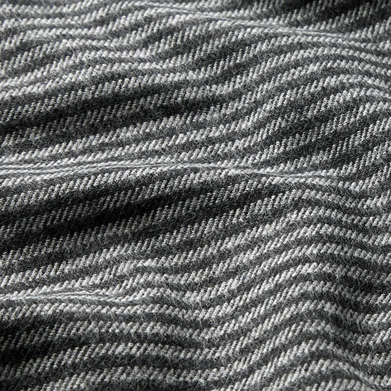 striped trouser fabric – granite/grey,  image number 2
