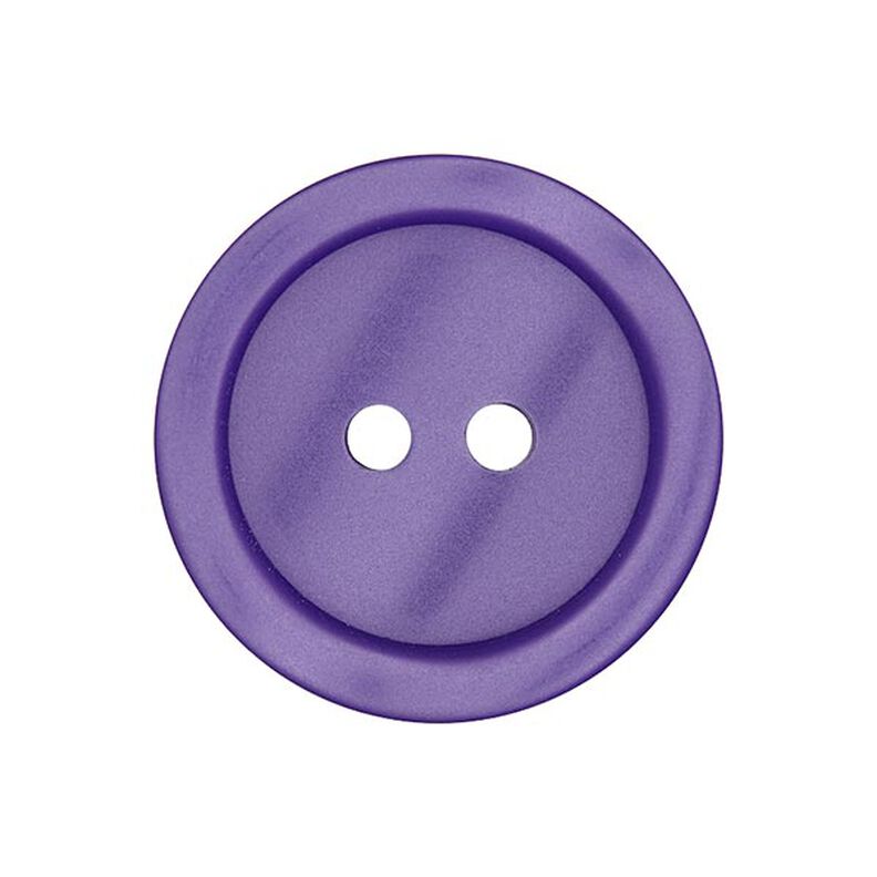 Basic 2-Hole Plastic Button - purple,  image number 1