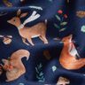 Cotton Jersey Animals in autumn Digital Print  – midnight blue,  thumbnail number 2