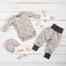 Cotton Jersey Flower meadow with little apples – offwhite,  thumbnail number 6