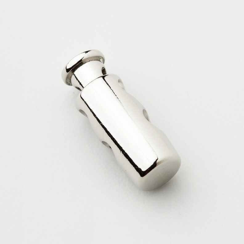 Cord Stopper metal [Opening: 3 mm] – metallic silver,  image number 2