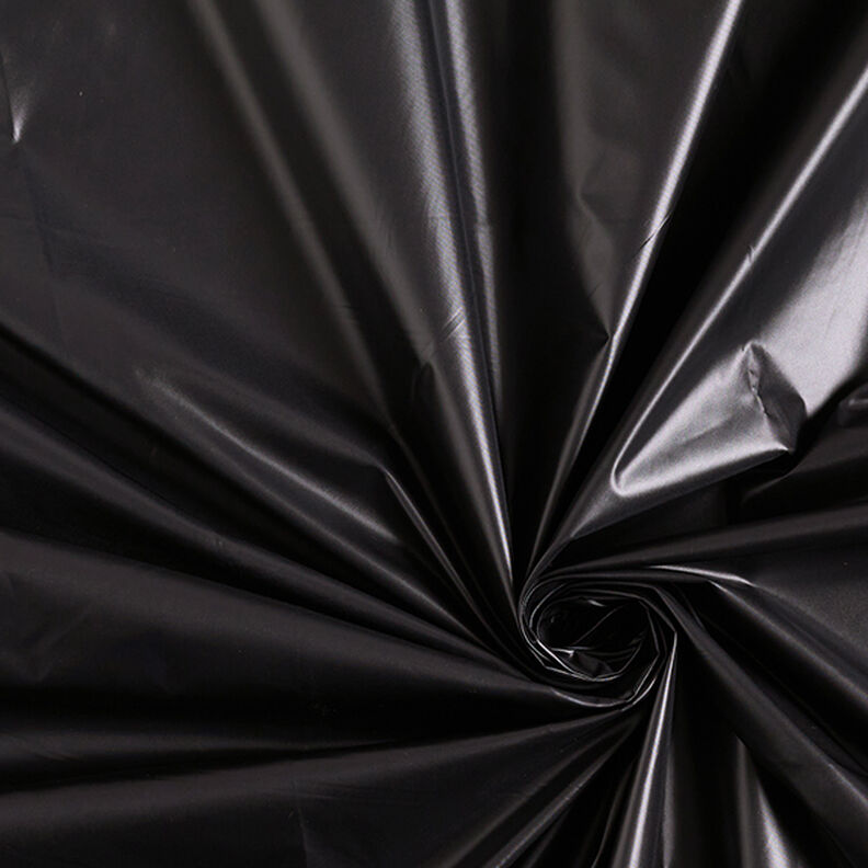 Water-repellent jacket fabric ultra lightweight – black,  image number 1