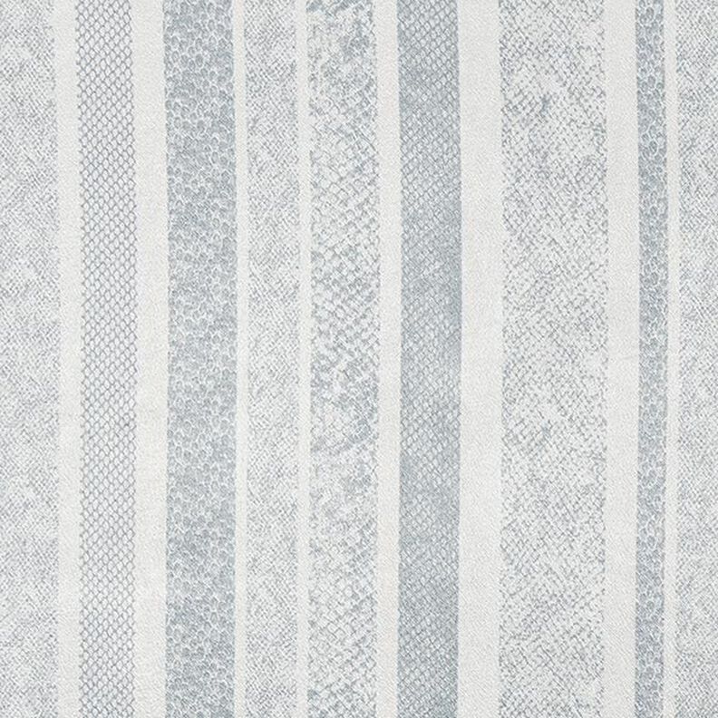 Snake pattern satin lining fabric – white/silver grey,  image number 1