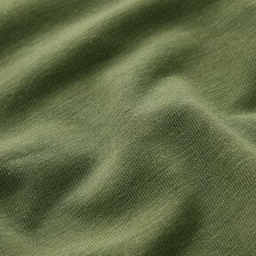 Bamboo Viscose Jersey Plain – olive, 