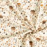 Cotton Jersey little houses on the meadow – offwhite,  thumbnail number 3