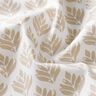 Coated Cotton Abstract Fans – white/cashew,  thumbnail number 2