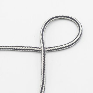 Cotton cord 2-colour [Ø 8 mm] – grey, 