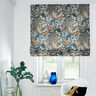 Decor Fabric Half Panama Paisley Leaves – blue grey,  thumbnail number 7