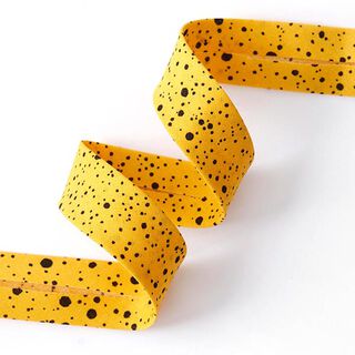 Splodges Bias Tape [ 20 mm ] – orange/black, 