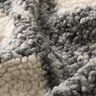 Knitted bouclé check – offwhite/grey,  thumbnail number 2