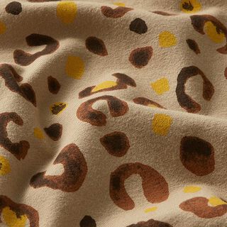 Cotton Jersey Leopard Print – beige, 