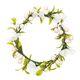 Decorative Floral Wreath with Berries [Ø 10 cm/ 16 cm] – white/green,  thumbnail number 1