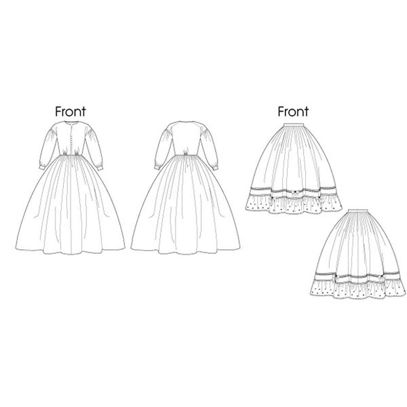 Dress with Petticoat, Butterick 5831 | 8 - 16,  image number 6
