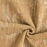 Knitted coat fabric sequin stripes – beige,  thumbnail number 4