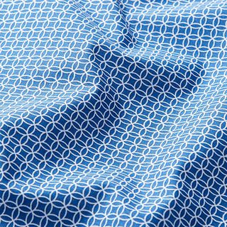 Cotton Cretonne small tile motif – blue, 