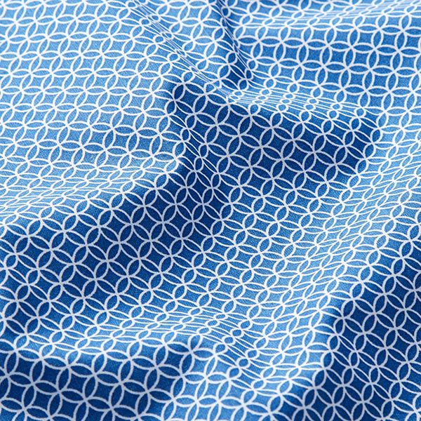 Cotton Cretonne small tile motif – blue,  image number 2