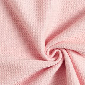 Towelling Fabric/Waffle Piqué Plain – rosé, 