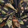 Decor Fabric Tapestry Fabric Flowers and birds – black/green,  thumbnail number 3