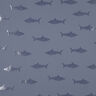 Raincoat Fabric Shark | by Poppy – blue grey,  thumbnail number 1