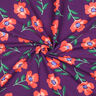 Brushed Sweatshirt Fabric Flowers | by Poppy – red lilac/lobster,  thumbnail number 3