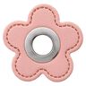 Imitation Leather Eyelet Patch Flower | Prym – pink,  thumbnail number 1