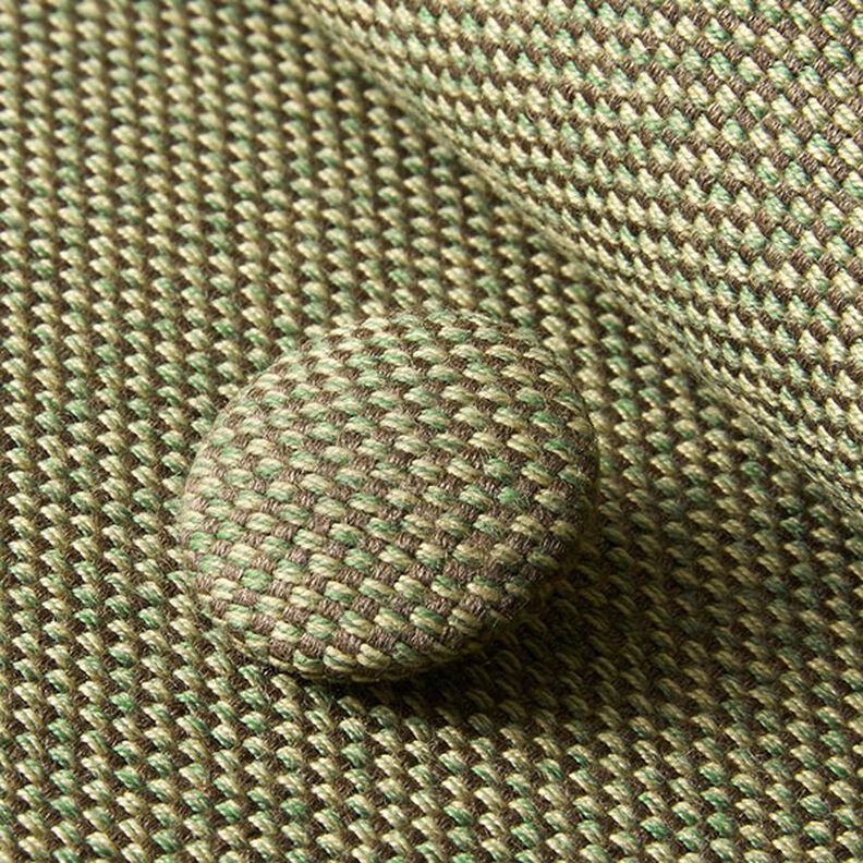 Covered Button - Outdoor Decor Fabric Agora Bruma - light olive,  image number 2