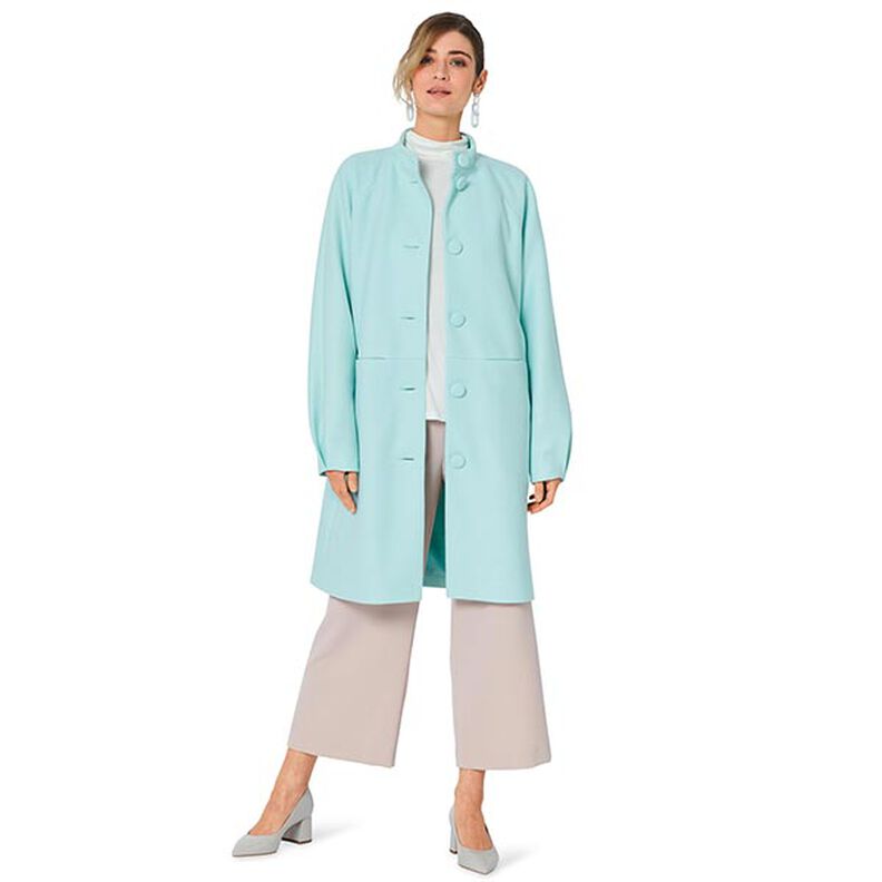 Jacket / coat raglan sleeves and stand-up collar | Burda 5974 | 34-44,  image number 2