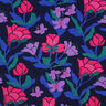 LENZING™ ECOVERO™ viscose fabric  Amira Floral | Nerida Hansen – midnight blue/intense pink,  thumbnail number 1