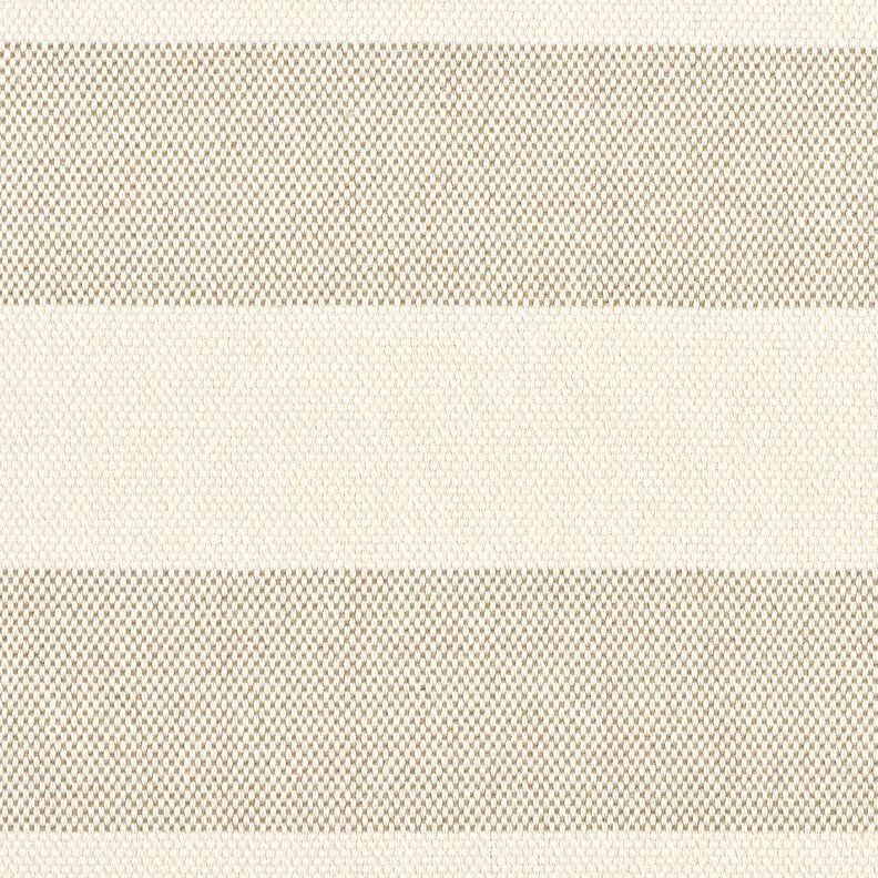 Decor Fabric Panama broad stripes &ndash; taupe/light beige,  image number 1