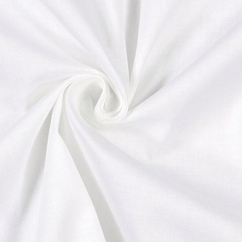 Stretch Poplin Fabric – white,  image number 2