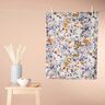Waffle Piqué watercolour flowers | Poppy Fabrics – white/lavender,  thumbnail number 8